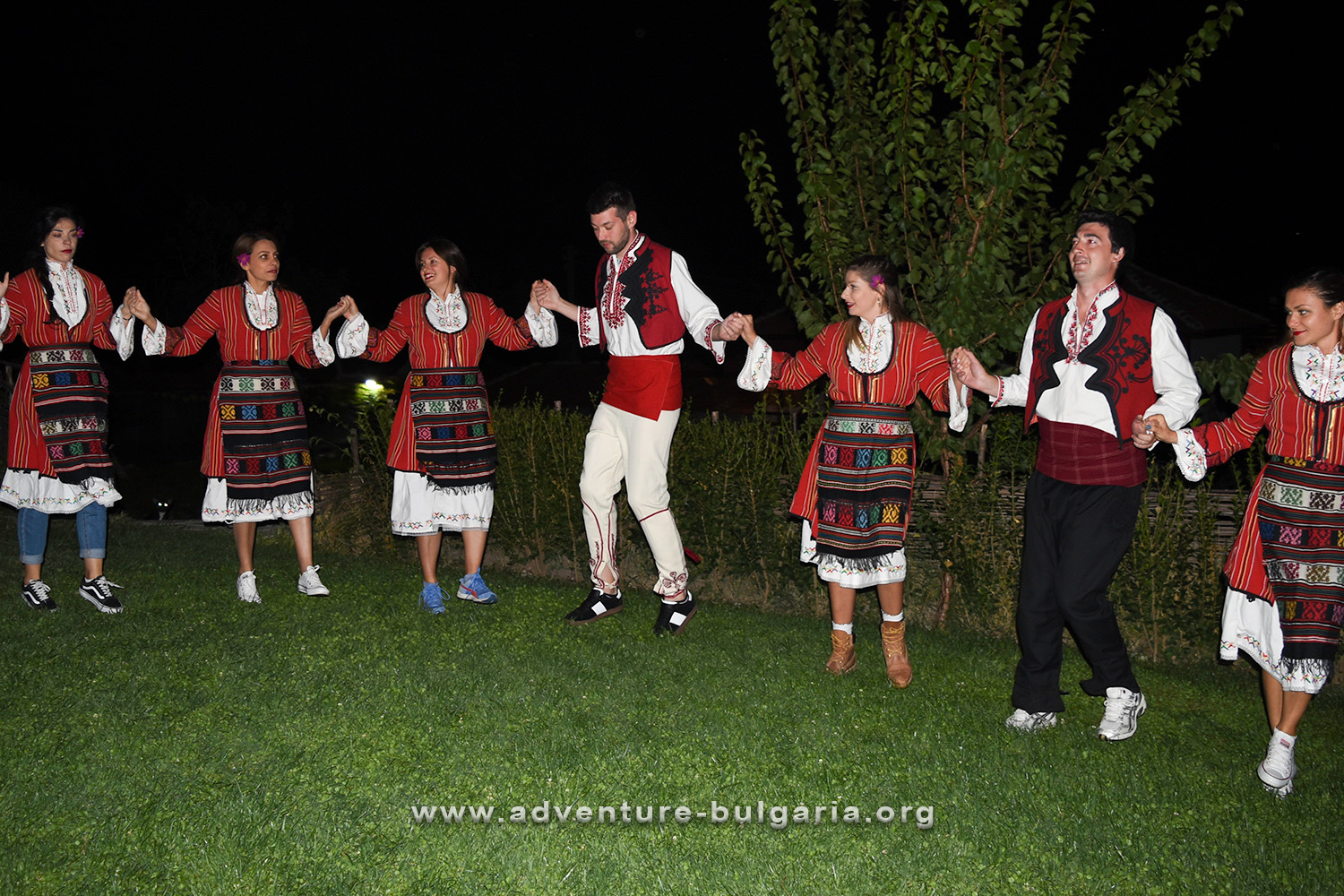 Team building in the clay houses of Ilindentsi village, Bulgaria