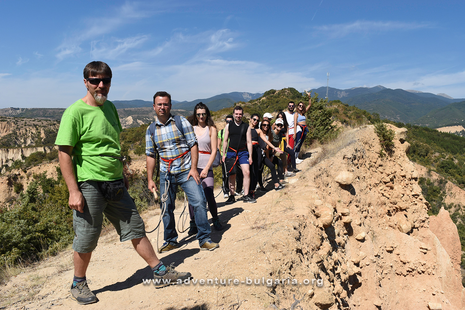 Teambuilding around the Pyramid of Melnik