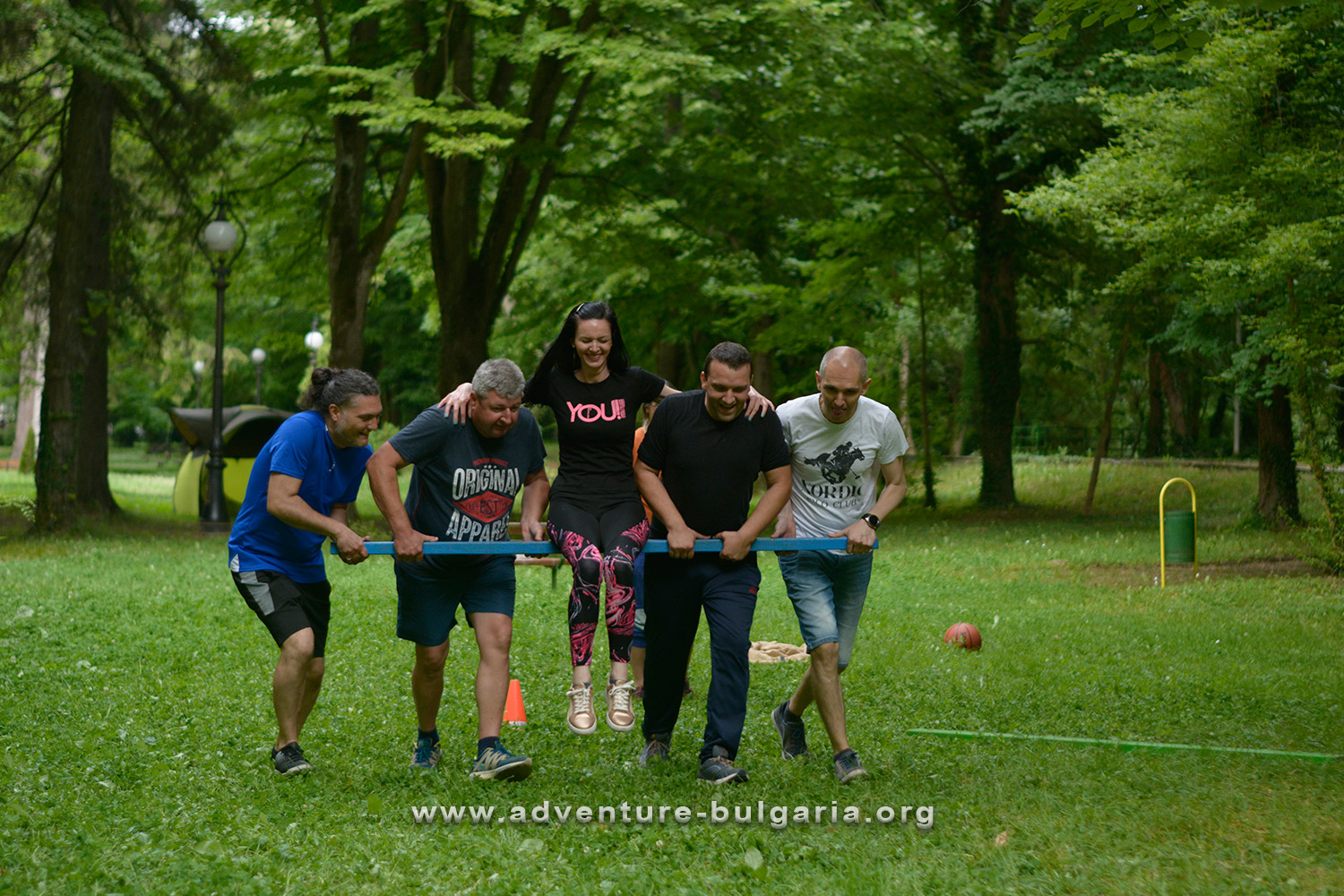 Relay games for team building events